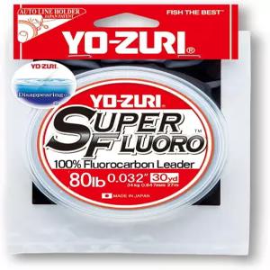 YO-Zuri 플루오로카본 라인 슈퍼 30YDS/100YDS 색상 클리어