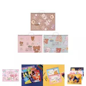 리락쿠마 스케치북 랜덤 낱권 (3F)/아동/키즈/초등/미술교재/색칠/어린이/어린이집/유치원/미술/학원/수업