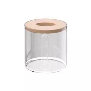 티슈 투명 두루마리 휴지 케이스 커버