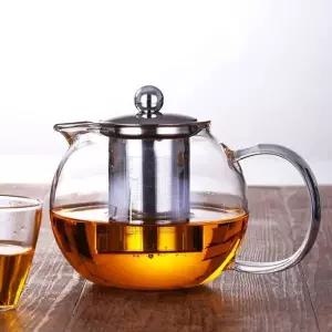 내열 유리 차포트 티포트 800ml 유리다관 WFLOQOX