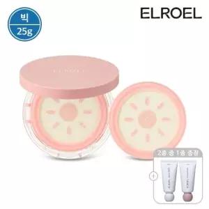 이지하우스 엘로엘 피치 핑크 톤업 팡팡 빅 선쿠션 25g 본품1+리필1+크레마 핸드크림 882393