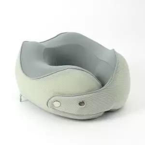 리브하우스 메모리폼 목베개 그린 사무실목쿠션 기내목베개 812371