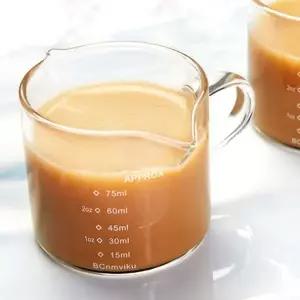 내열 유리 에스프레소 잔 샷글라스 75ml WFLOQOP