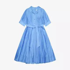 [하프클럽/베스띠벨리]베스띠벨리  25봄여름 카라 벨트 가벼운 원피스BKO2520b