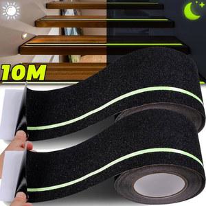 야광 미끄럼 방지 트랙션 테이프 어둠 속에서 빛나는 계단 그립 실내외 안전 접착 스티커