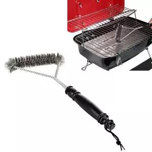 [하프클럽/]청소솔 바베큐 석쇠 브러쉬 철 수세미 철판 불멍 숯불