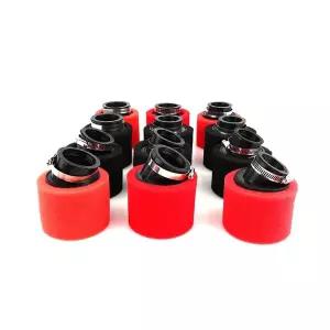 50cc-250cc 모페드 스쿠터 피트 바이크 ATV 쿼드 고카트 버기 부품용 범용 오토바이 폼 에어 필터 스펀지