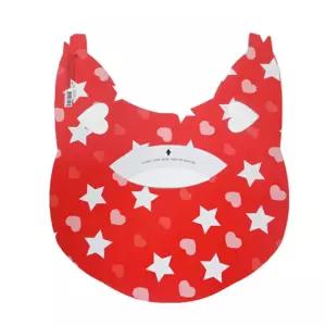 해피파티 썬캡 단체모자 종이썬캡 체육대회 별하트 50개입 레드