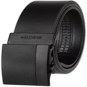 케네스 콜 리액션 남성용 퍼펙트 핏 조절 벨트 - 트랙 잠금 및 압축 버클 스타일