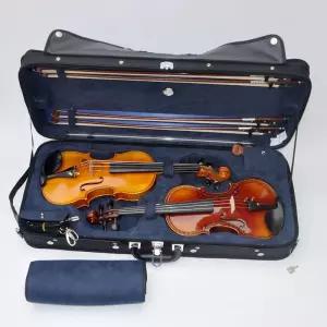 바이올린 하드케이스 숄더 고급 커버 컬러 섬유 경량 방수 바이올린케이스 가방 보관함 삼각