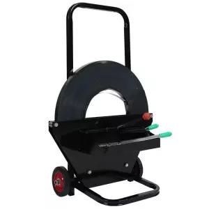 철밴딩 거치대 롤링기 이동식 철밴드 스틸 노끈 밴드 트롤리 포장 대형 보관대 운반기 카트