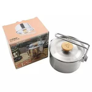 [하프클럽/]스텐 코펠 휴대용팬 1P 다용도팬 캠핑 낚시 백패킹