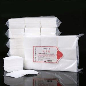 네일 폴리쉬 리무버 젤 클린 파이버 400개, 매니큐어용 린트 프리 와이프 페이퍼 패드 도구