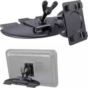 카플레이 화면용 1제로 CD 슬롯 마운트 360 회전 도구 없는 설치 7-11인치 휴대용 및 GPS 내비게이션과