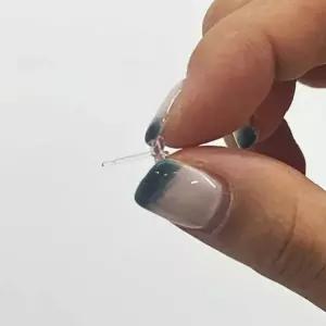 [하프클럽/]투명 실리콘 피어싱 귀걸이 클로버 10P 실리콘피어싱