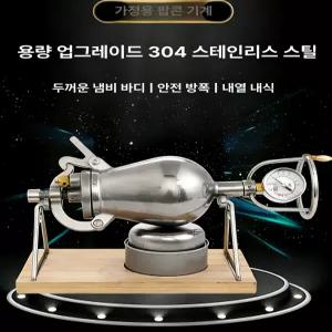 미니 뻥튀기 기계 쌀 옥수수 간식 팝콘 오일과 개의 곡물 캠핑용 패키지 튀기기 제조기 호프