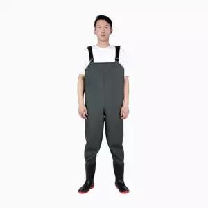 일체형 전신 멜빵 방수 작업복 방수웨이더 해루장비