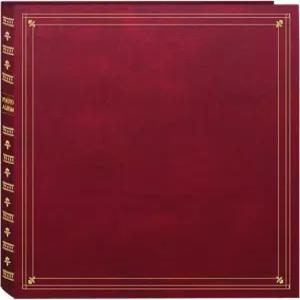 파이오니어 사진 앨범 300 포켓 포스트 바운드 가죽 커버 3.5 x 5.25 인치 프린트 부르고뉴