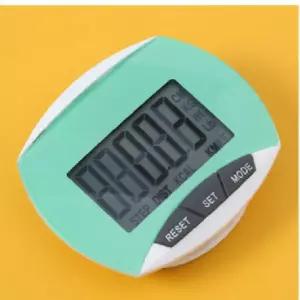 스마트 디지털 만보기 그린 만보계 클립형 벨트 이동거리 걷기 칼로리