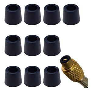 KITUREK 10PCS A /C 1/4인치 충전 호스 개스킷, 고무 오링, HVAC 냉매 씰, 자동차 수리 도구