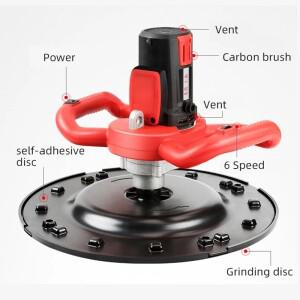 220V 전기 벽 샌더 2880W/4880W 무진동 평탄화 기계 시멘트 모르타르 트로웰 레벨링 천장, 벽용