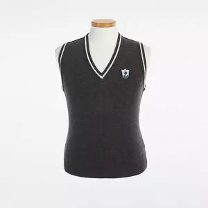 [하프클럽/]교복몰 화이트라인 그레이 조끼 (성호중) 교복조끼 교