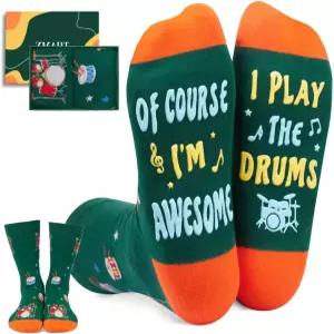 음악 애호가를 위한 Zmart 선물 - 플레이어 뮤지션을 피아노 기타 색소폰 드럼 양말
