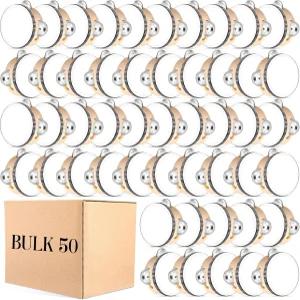 루크마 50개 4인치 웨딩 탬버린 벌크 드럼 핸드헬드 타악기 선물 교회 결혼식 파티를 위한 우드 메탈