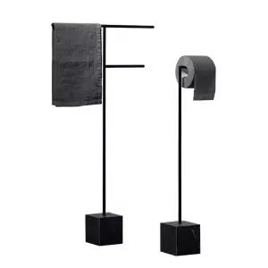 북유럽 스탠드 화장지걸이 무타공 수건 휴지 걸이 리조트 스타일 펜션 호텔