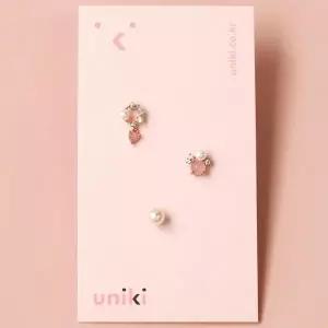 [하프클럽/](낱개판매) 러브 츄 진주 피어싱