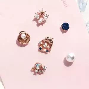 [하프클럽/](낱개판매) 나의 엔돌핀 돌고래 귓볼 트라거스 피어싱