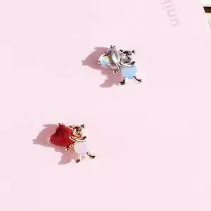 [하프클럽/](낱개판매) 러블리 마이 베어 곰돌이 이너컨츠 피어싱