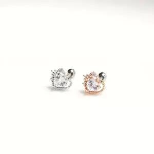 [하프클럽/](낱개판매)심쿵 포인트 하트 이너컨츠아웃컨츠 피어싱