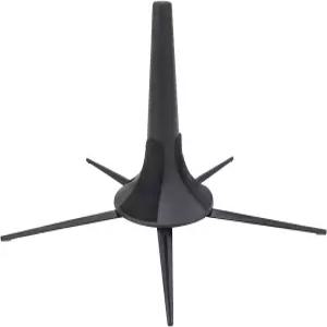 지아유이 휴대용 트럼펫 스탠드 홀더 메탈 5 레그 접이식 관악기 액세서리 블랙