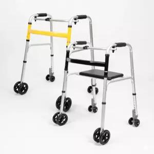 성인용 보행기 원터치 접이식 높이조절 8바퀴 미끄럼방지 KCS-202