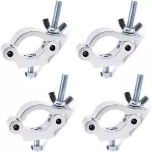 MFL 헤비 듀티 트러스 클램프 660파운드 알루미늄 합금 DJ 라이트 무대 조명 프로젝터용 1.5-2.0인치 장착