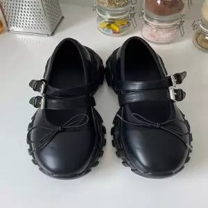 RJ-abb2060 여성 키높이 캐주얼 리본 로퍼 플랫슈즈 (10822486A)