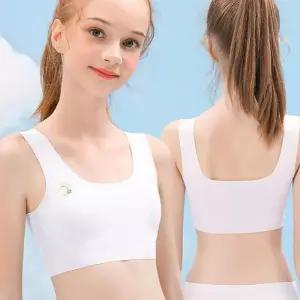 주니어 심리스 브라 초등학생 첫브라 중학생 브라탑 속옷 스포츠 브래지어 주니어심 여아 MS