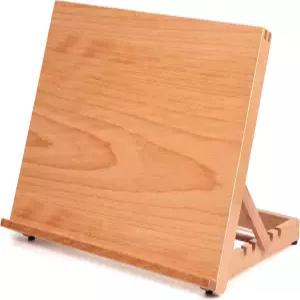 아트 5포지션 목재 드로잉 테이블 이젤 및 스케치 보드 16 1/2 인치 x 12 1/8