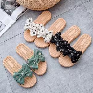 여성 별밤 리본 샌들 슬리퍼 3컬러 데일리 여름슬리퍼 여성슬리퍼 데일리슬리퍼