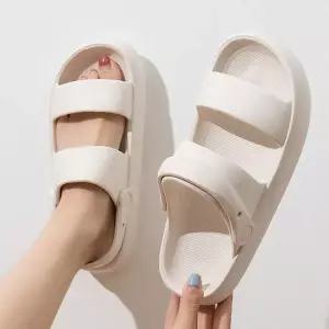 여름 스트랩 플랫 샌들 슬리퍼 신발 남여공용 커플 여름샌들 여성샌들 여름신발