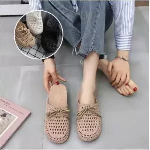 귀욤귀욤 캐주얼 가벼운 여성 리본 뮬 슬리퍼 여름슬리퍼 남성슬리퍼 여성슬리퍼