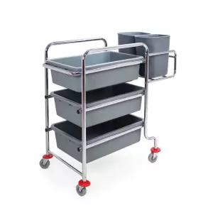 서비스카트 운반대 주방 매장 식당 레스토랑 그레이 뷔페