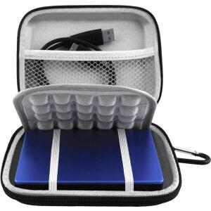 Seagate 휴대용 /Seagate One Touch / PS5용 게임 드라이브용 Lacdo 하드 드라이브 휴대용 케이스 / 울트라 터치 휴대용 외장 하드 드라이브 HDD 1TB 2TB 4TB 5TB USB 3.0 충격 방지 여행 가방, 블랙 | HDD, USB 3.0