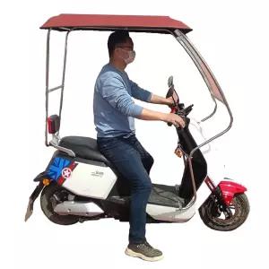 오토바이 방수 캐노피 커버 지붕 탈착식 스쿠터 덮개 차양막