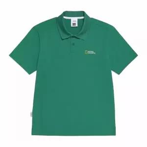 내셔널지오그래픽 N262UPL020 카리디 피케 반팔 카라 티셔츠 GREEN HILLS N262UPL020524