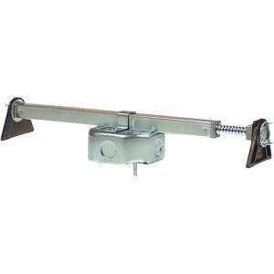 웨스팅하우스 0110000 천장 선풍기용 Saf-T-Brace, 톱니 3개, 비틀림 및 잠금 장치, 은색(1팩)