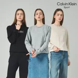 캘빈클라인 26SS 에센셜 스?셔츠 후드+맨투맨+맨투맨) 3종 SET 여성