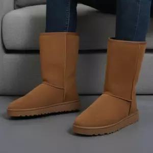 [쉐도우샵]클래식롱 부츠 따뜻한 캐멀브라운 여성 데일리 겨울부츠 (44594486)