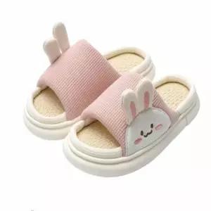 귀여운 토끼 곰돌이 미끄럼방지 커플 실내 슬리퍼 사무실실내화 층간소음거실화